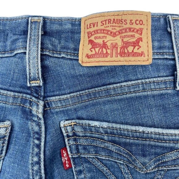 LEVI'S 721 High-Rise Skinny Ankle Jeans Sz 24 Rare Rear Pocket Design - Picture 8 of 8